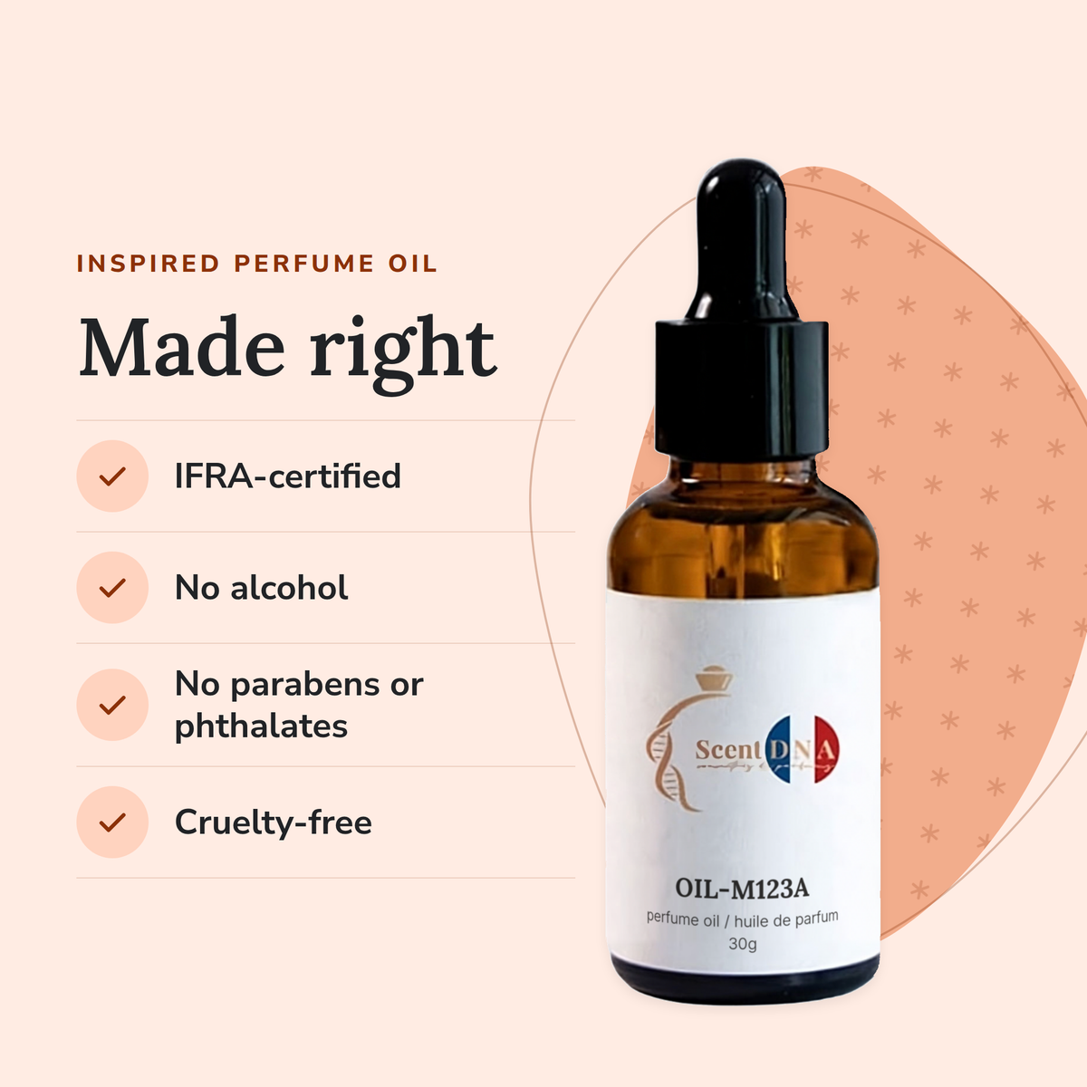 Scent DNA Inspired Perfume Oil inspired by The One For Men Eau de Parfum Intense (Dolce&Gabbana): IFRA-certified, no…
