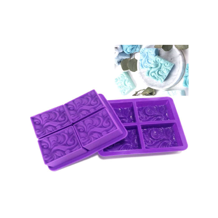 Abstract Pattern Silicone Soap Mold