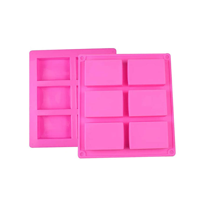 Rectangle Silicone Soap Mold (2 pcs)