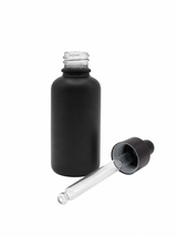 30ml Bottle - Matte Black - Eyedropper