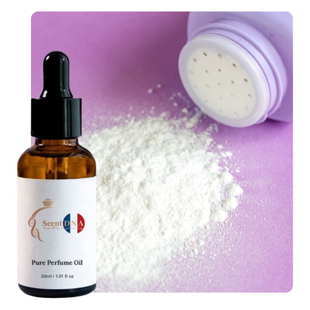 زيت بودرة الأطفال العطري