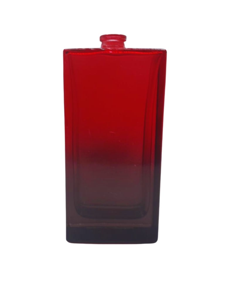 BT022 -  100 ML Ombre Red Glass Bottle