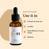 Birch Perfume Oil uses: perfume & body oils, candles, reed diffusers & room sprays, bakhoor