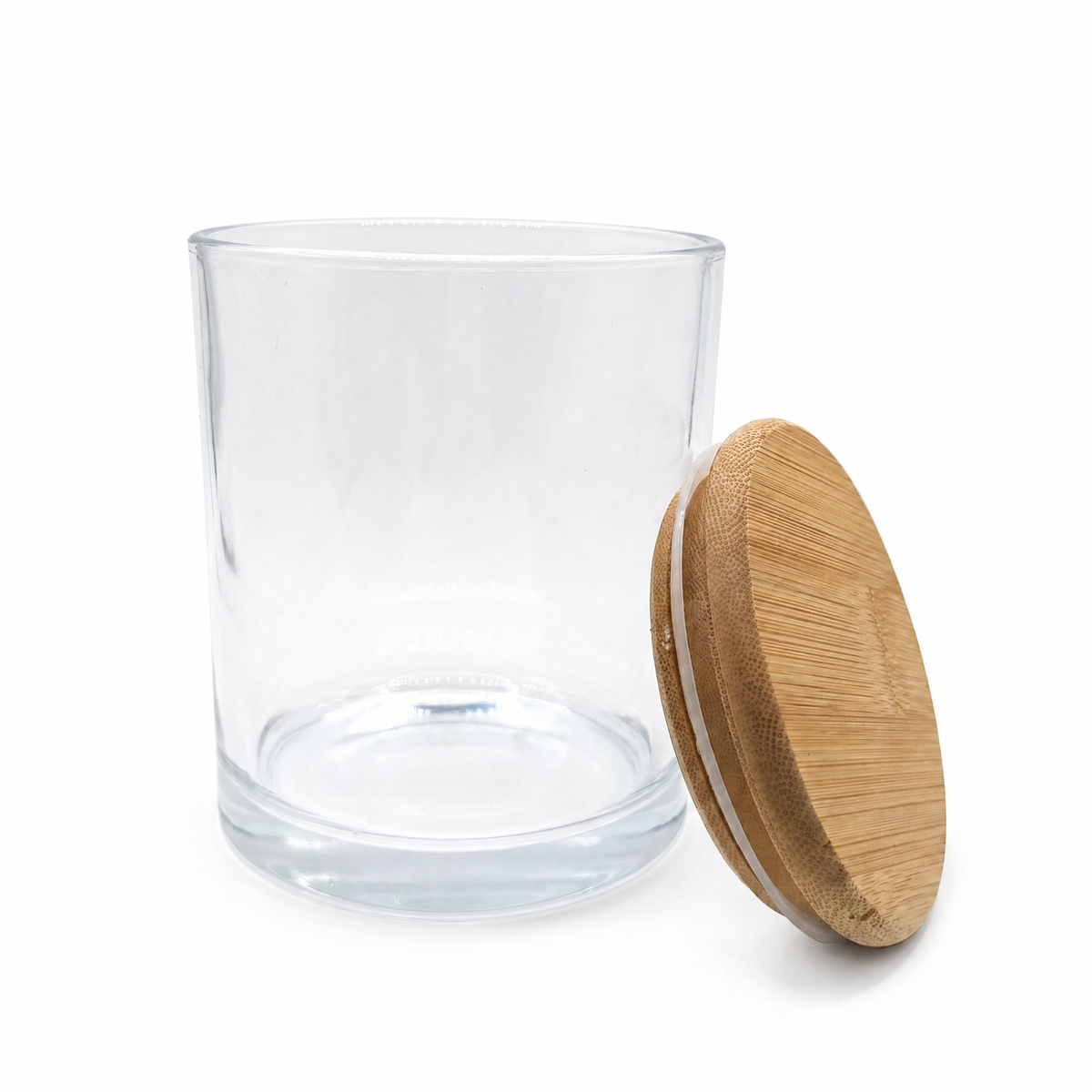 Glass Jar 70ml w/ Bamboo Lid