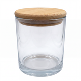 Glass Jar 70ml w/ Bamboo Lid