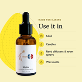 Mojito Perfume Oil uses: soap, candles, reed diffusers & room sprays, wax melts