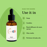 Mojito Perfume Oil uses: soap, candles, reed diffusers & room sprays, wax melts, perfume & body oils
