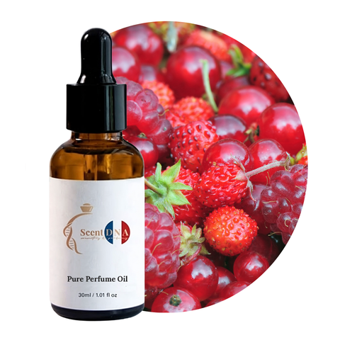 زيت الفواكه الحمراء العطري