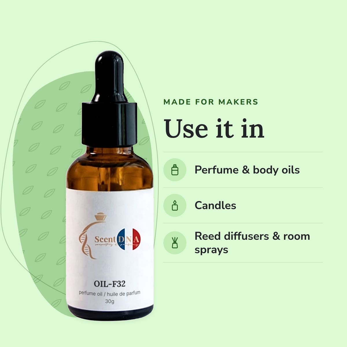 Scent DNA Inspired Perfume Oil inspired by Ange Ou Demon Le Secret (Givenchy), uses: perfume & body oils, candles, reed…