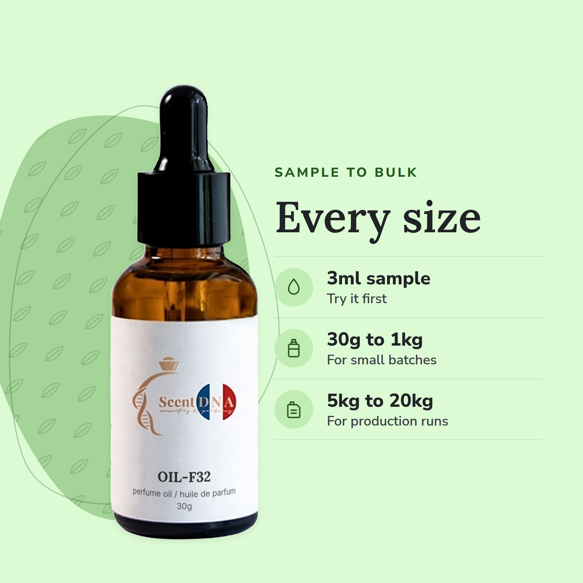 Scent DNA Inspired Perfume Oil inspired by Ange Ou Demon Le Secret (Givenchy), sizes: 3ml sample, 30g to 1kg, 5kg to 20kg