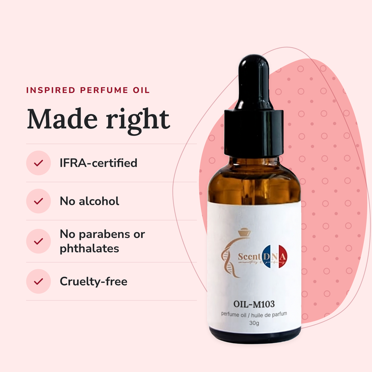 Scent DNA Inspired Perfume Oil inspired by Aventus (Creed): IFRA-certified, no alcohol, no parabens or phthalates…