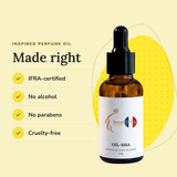 Scent DNA Inspired Perfume Oil inspired by Bleu de Chanel (Chanel): IFRA-certified, no alcohol, no parabens, cruelty-free