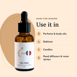 Scent DNA Inspired Perfume Oil inspired by Accord Oud (Byredo), uses: perfume & body oils, bakhoor, candles, reed diffusers…