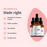 Summer Aroma Bundle: designed in Grasse, IFRA-certified, no alcohol, no parabens, cruelty-free