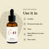 Tuberose Perfume Oil uses: candles, perfume & body oils, soap, reed diffusers & room sprays, wax melts