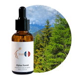 Alpine Forest Perfume Oil, 30ml amber glass dropper bottle by Scent DNA