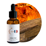 Amber Oud Perfume Oil, 30ml amber glass dropper bottle by Scent DNA