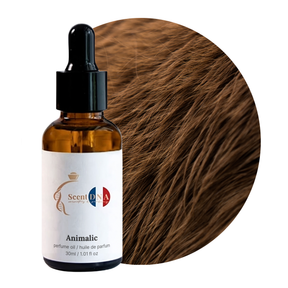 Animalic Perfume Oil, 30ml amber glass dropper bottle by Scent DNA