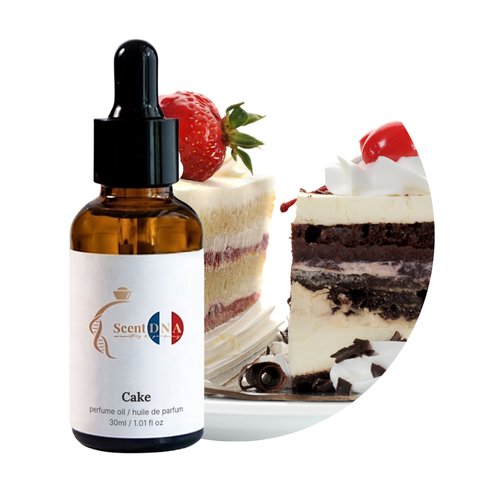 Cake Perfume Oil, 30ml amber glass dropper bottle by Scent DNA