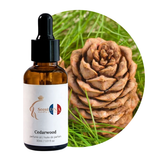 Cedarwood Perfume Oil, 30ml amber glass dropper bottle by Scent DNA