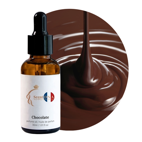 Chocolate Perfume Oil, 30ml amber glass dropper bottle by Scent DNA