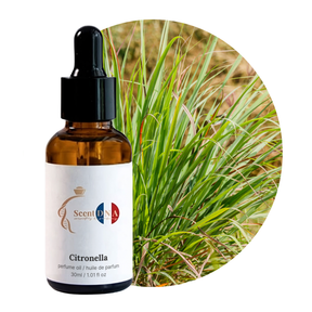 Citronella Perfume Oil, 30ml amber glass dropper bottle by Scent DNA