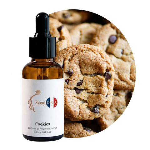 Cookies Perfume Oil, 30ml amber glass dropper bottle by Scent DNA