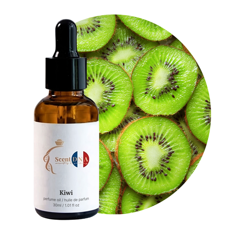Kiwi Perfume Oil, 30ml amber glass dropper bottle by Scent DNA