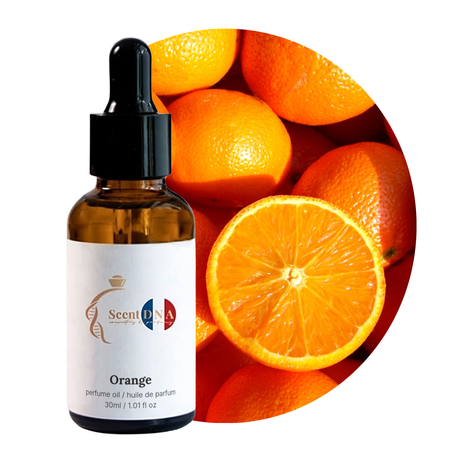 Orange Perfume Oil, 30ml amber glass dropper bottle by Scent DNA