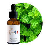 Peppermint Perfume Oil, 30ml amber glass dropper bottle by Scent DNA