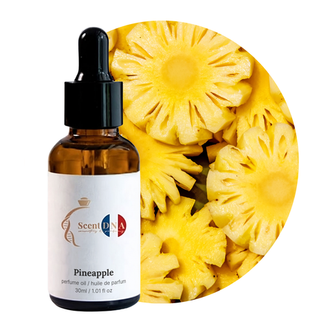 Pineapple Perfume Oil, 30ml amber glass dropper bottle by Scent DNA