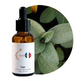 Sage Perfume Oil, 30ml amber glass dropper bottle by Scent DNA