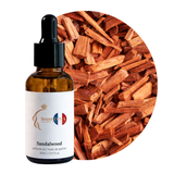 Sandalwood Perfume Oil, 30ml amber glass dropper bottle by Scent DNA
