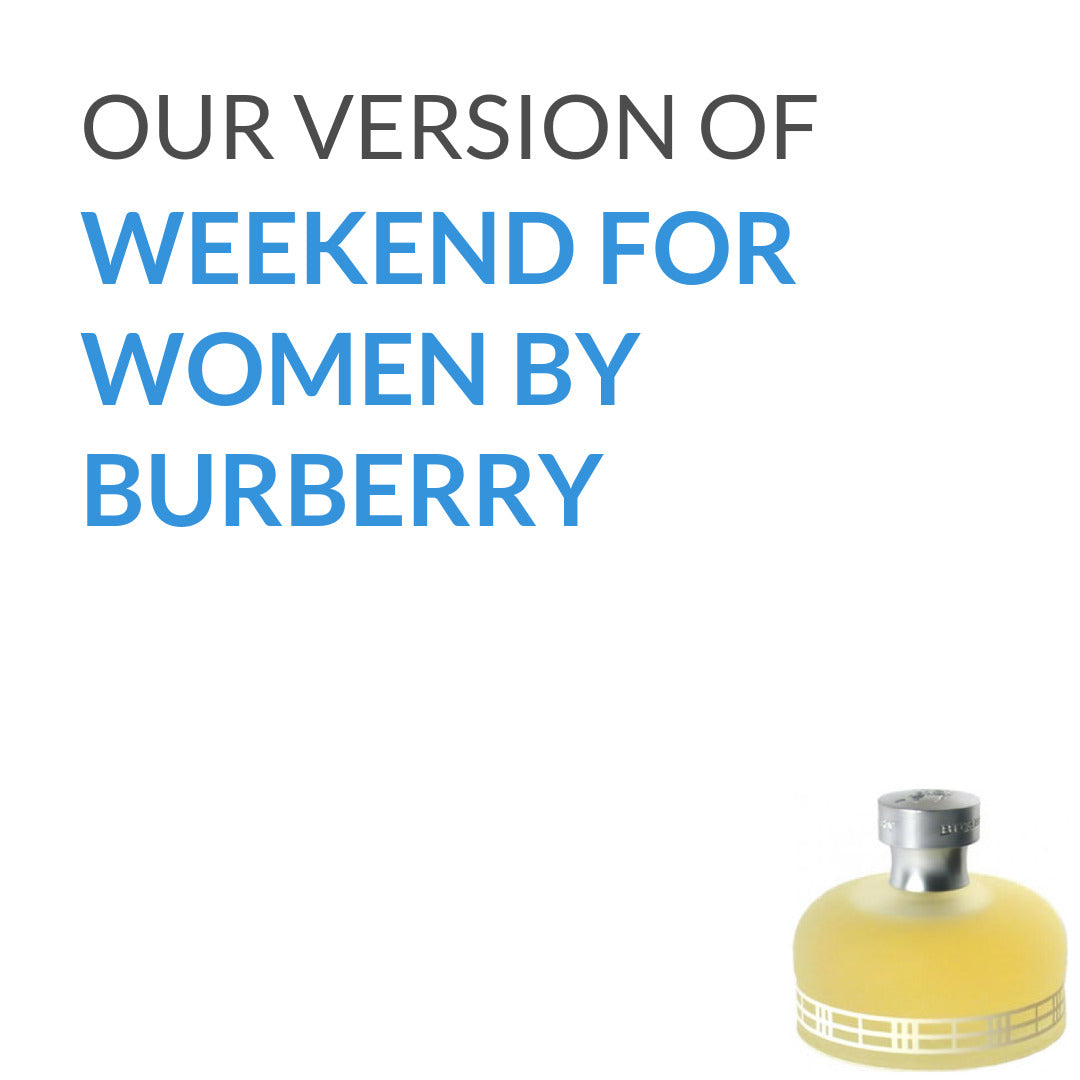Our version of Burberry Weekend for Women – Scent DNA Perfume Oils