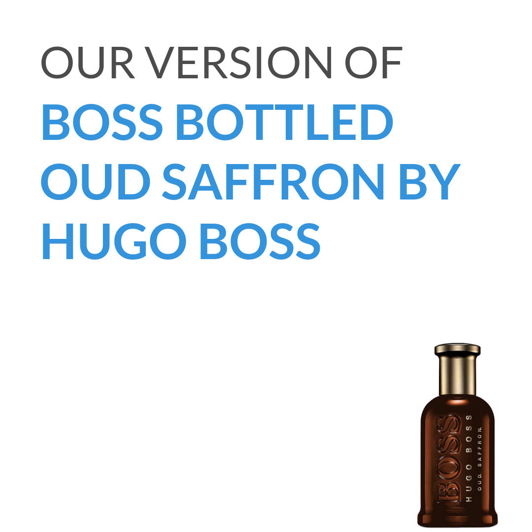 Our version of Boss Bottled Oud Saffron from Hugo Boss