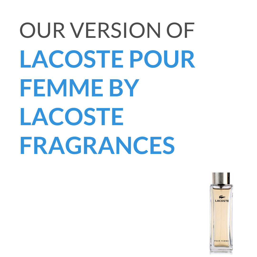 Our version of Lacoste Pour Femme from Lacoste Fragrances