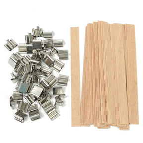 Wooden wicks: 25pcs