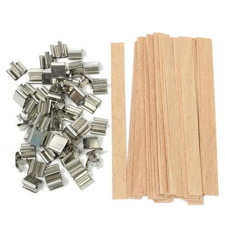 Wooden wicks: 25pcs